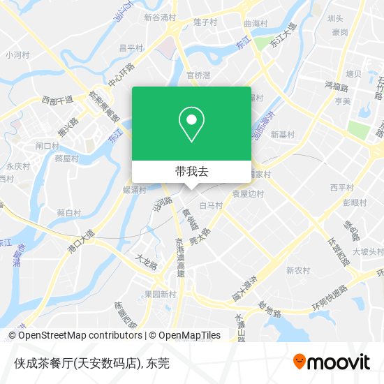 侠成茶餐厅(天安数码店)地图