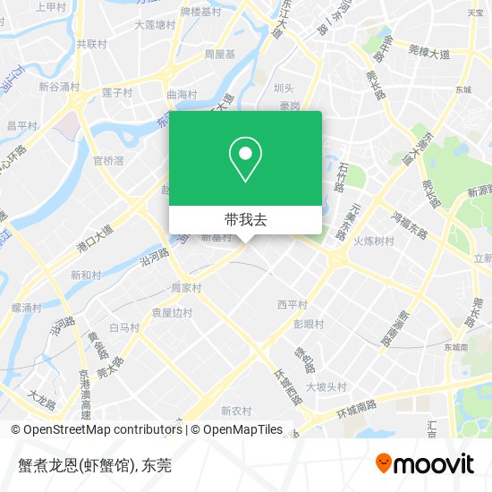 蟹煮龙恩(虾蟹馆)地图
