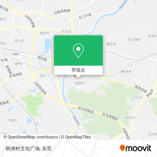 朗洲村文化广场地图