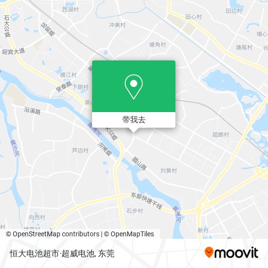 恒大电池超市·超威电池地图