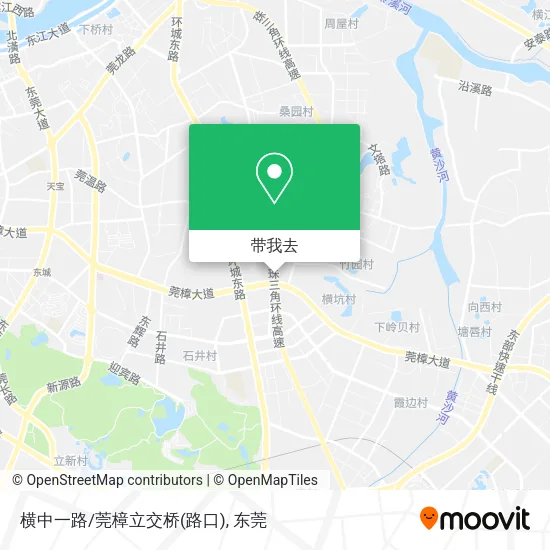 横中一路/莞樟立交桥(路口)地图