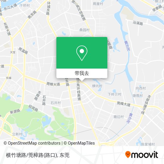 横竹塘路/莞樟路(路口)地图