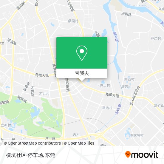 横坑社区-停车场地图