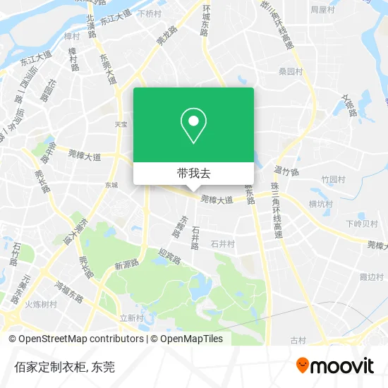 佰家定制衣柜地图