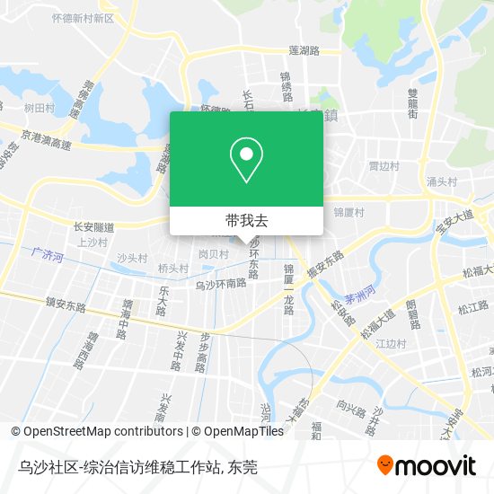 乌沙社区-综治信访维稳工作站地图
