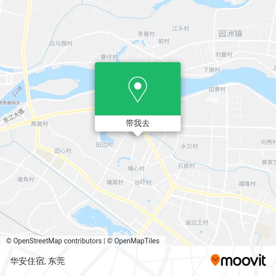华安住宿地图