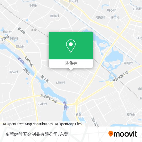 东莞健益五金制品有限公司地图