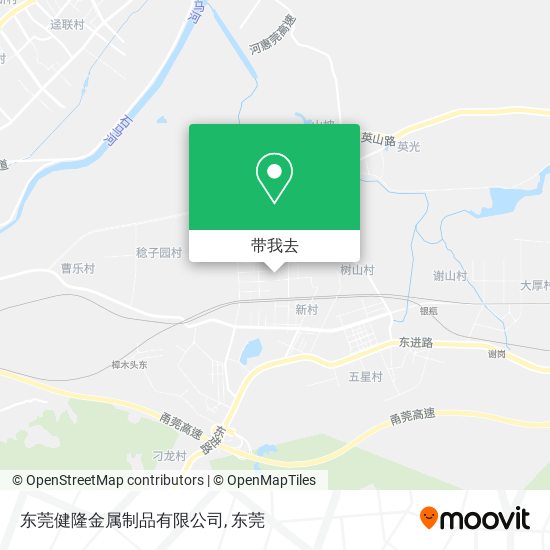 东莞健隆金属制品有限公司地图