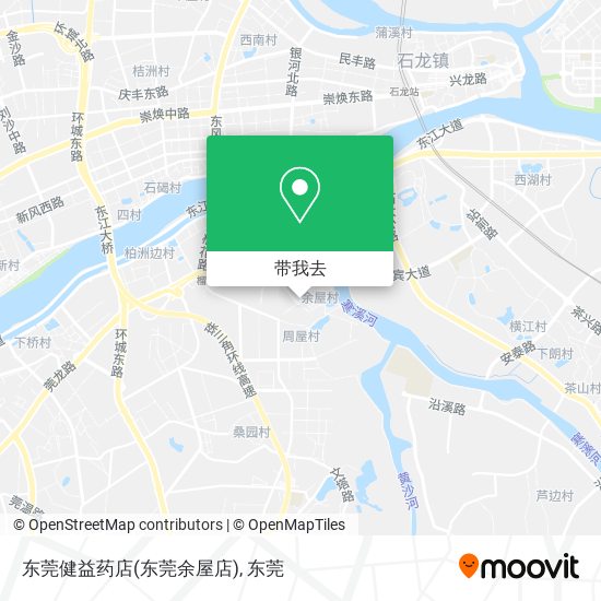 东莞健益药店(东莞余屋店)地图
