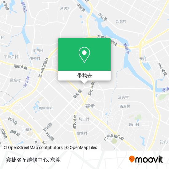 宾捷名车维修中心地图
