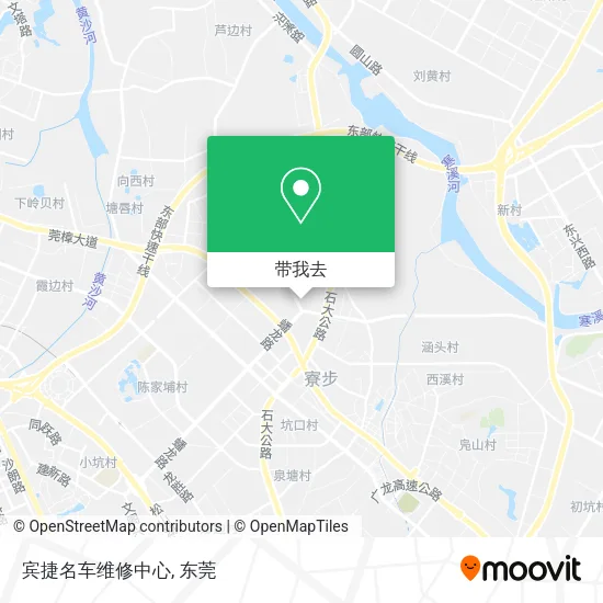 宾捷名车维修中心地图
