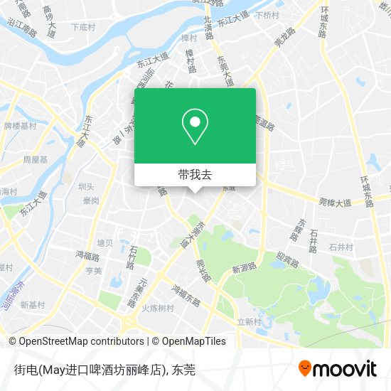 街电(May进口啤酒坊丽峰店)地图