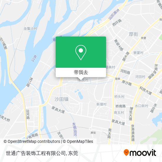 世通广告装饰工程有限公司地图