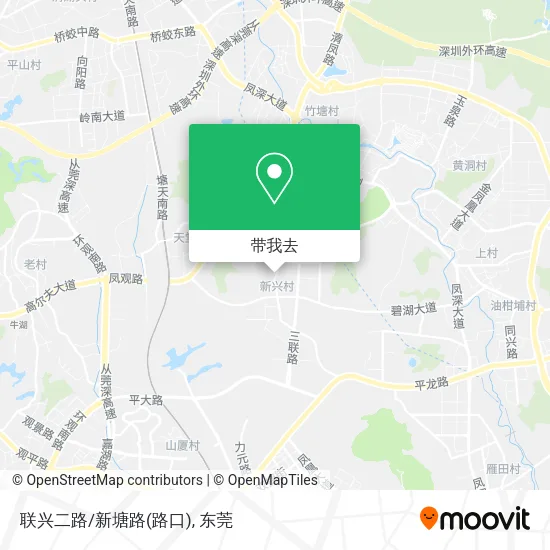 联兴二路/新塘路(路口)地图