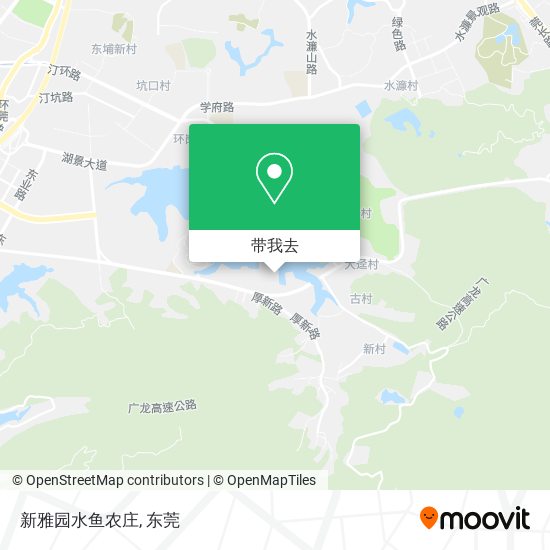 新雅园水鱼农庄地图