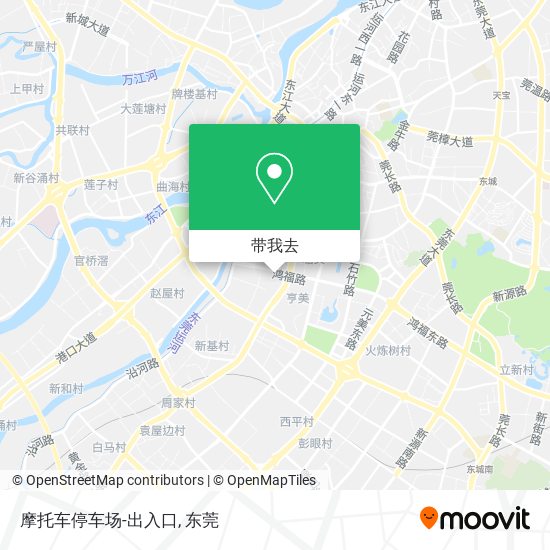 摩托车停车场-出入口地图
