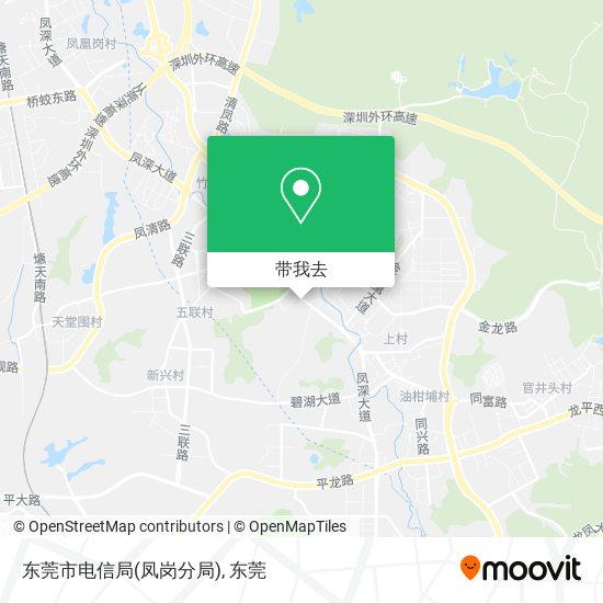 东莞市电信局(凤岗分局)地图