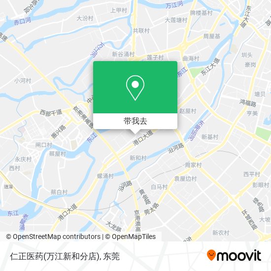 仁正医药(万江新和分店)地图