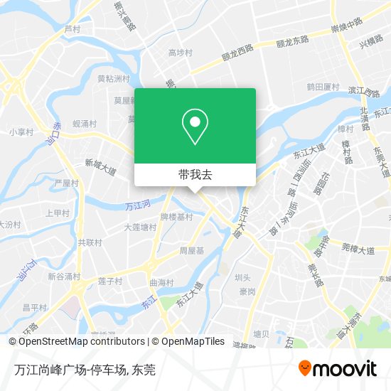万江尚峰广场-停车场地图