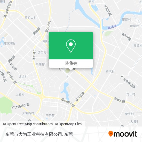 东莞市大为工业科技有限公司地图