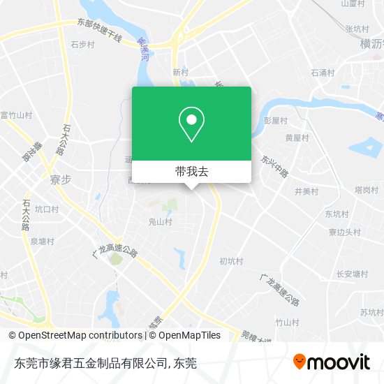 东莞市缘君五金制品有限公司地图