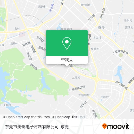 东莞市美锦电子材料有限公司地图