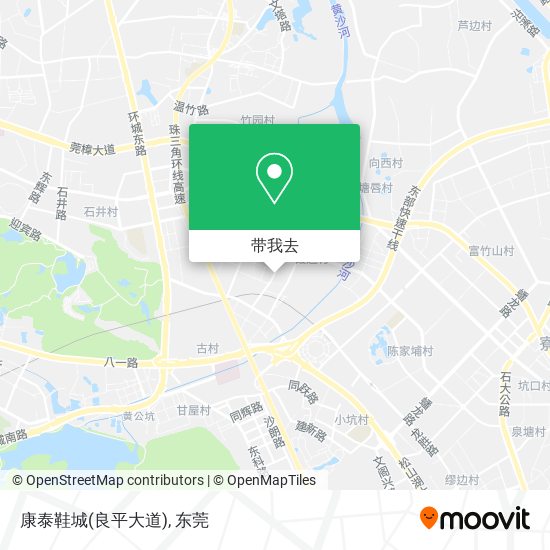 康泰鞋城(良平大道)地图