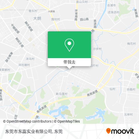 东莞市东蕊实业有限公司地图