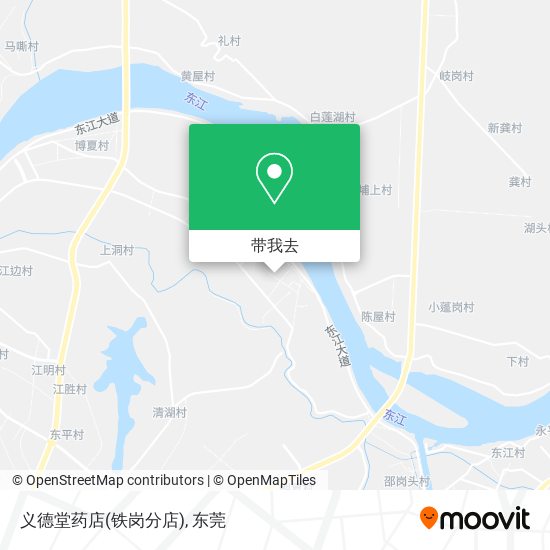 义德堂药店(铁岗分店)地图