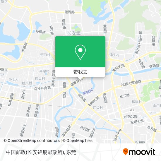 中国邮政(长安锦厦邮政所)地图