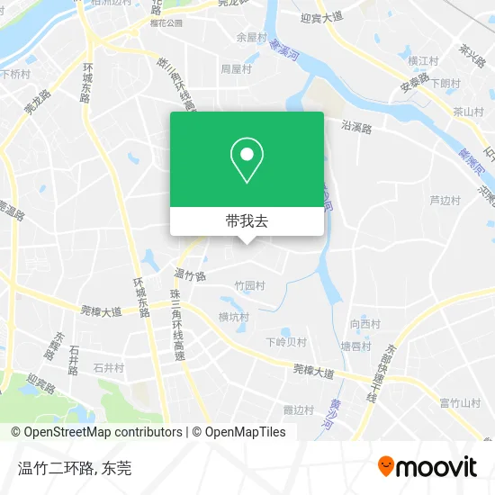 温竹二环路地图