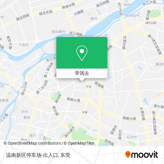 温南新区停车场-出入口地图