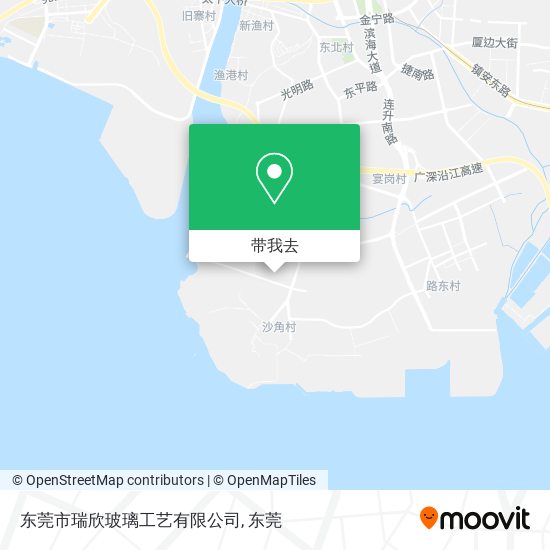 东莞市瑞欣玻璃工艺有限公司地图