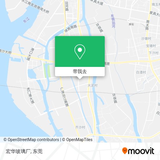 宏华玻璃厂地图