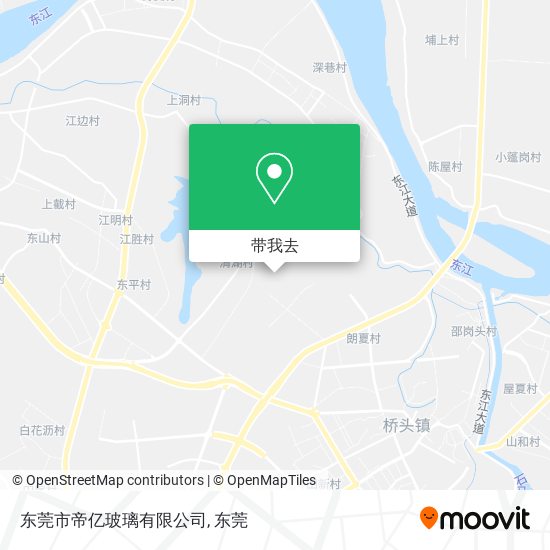 东莞市帝亿玻璃有限公司地图