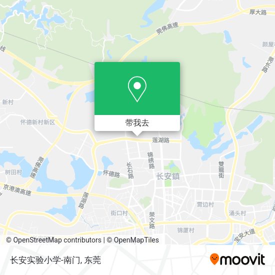 长安实验小学-南门地图
