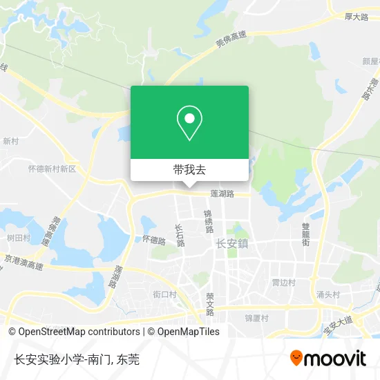 长安实验小学-南门地图