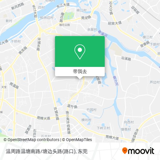 温周路温塘南路/塘边头路(路口)地图