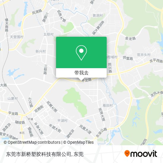 东莞市新桥塑胶科技有限公司地图