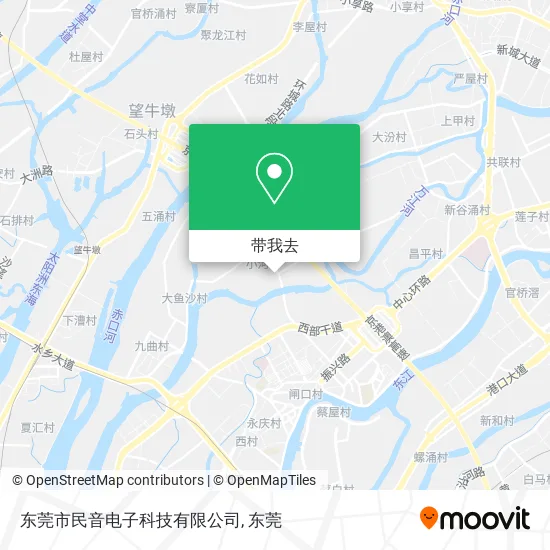 东莞市民音电子科技有限公司地图