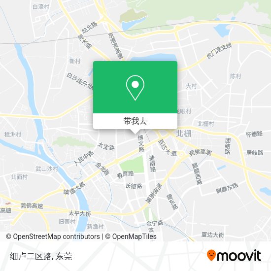 细卢二区路地图