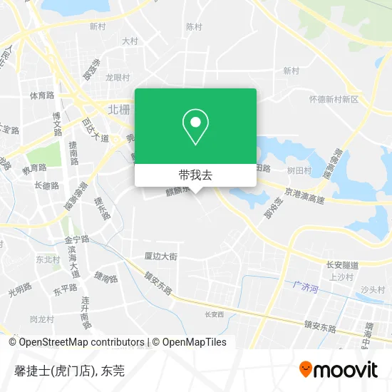 馨捷士(虎门店)地图