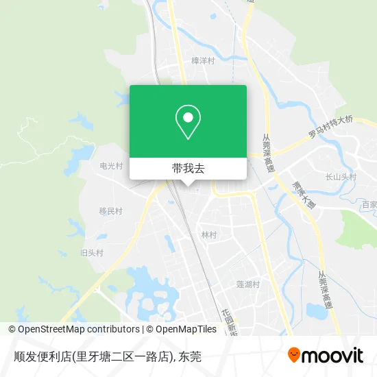 顺发便利店(里牙塘二区一路店)地图