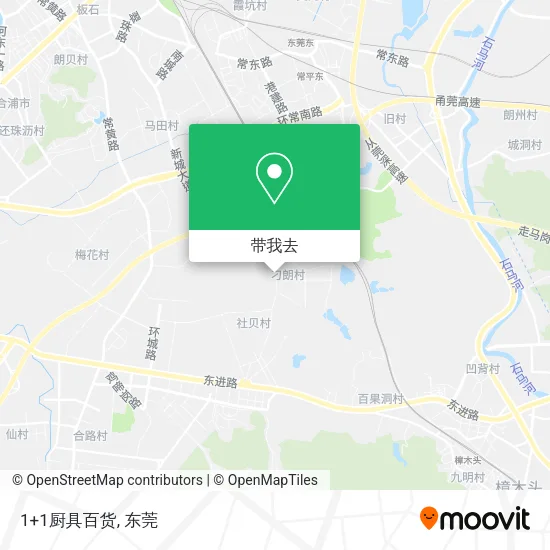 1+1厨具百货地图