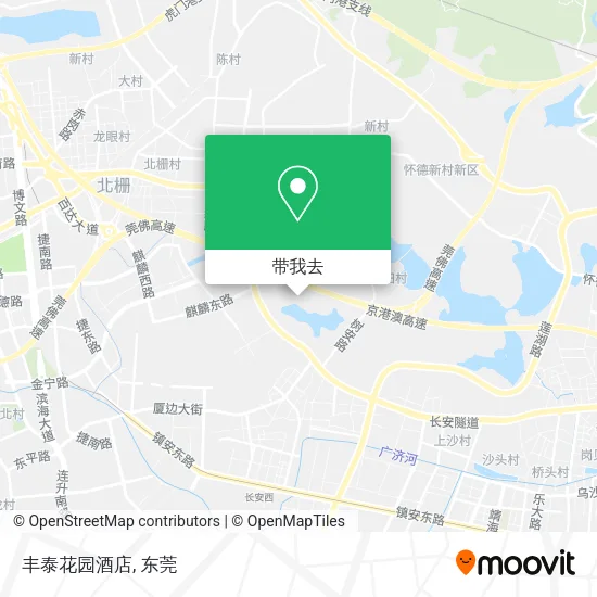 丰泰花园酒店地图