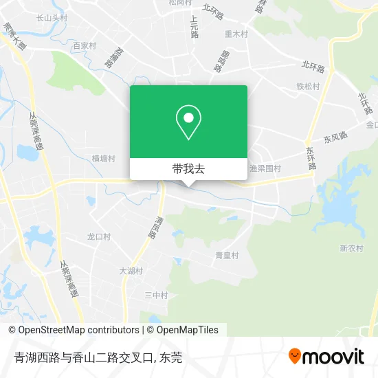 青湖西路与香山二路交叉口地图
