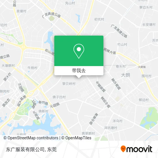 东广服装有限公司地图