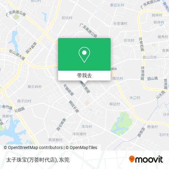 太子珠宝(万荟时代店)地图