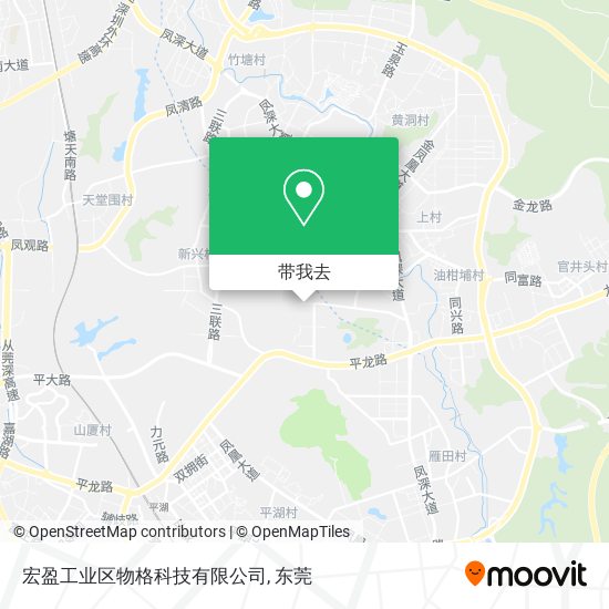 宏盈工业区物格科技有限公司地图