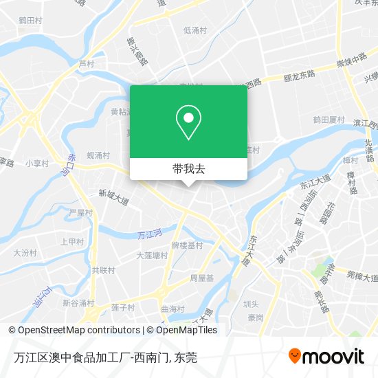 万江区澳中食品加工厂-西南门地图